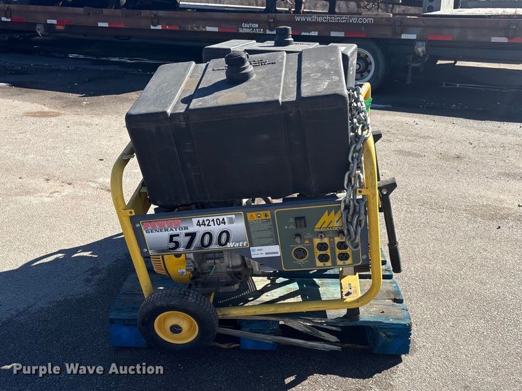 image for item EI5738 (2) McCulloch FG6000MKUD-C generators 