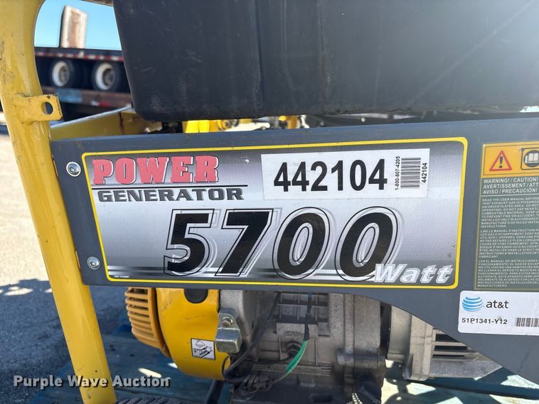 image for item EI5738 (2) McCulloch FG6000MKUD-C generators 