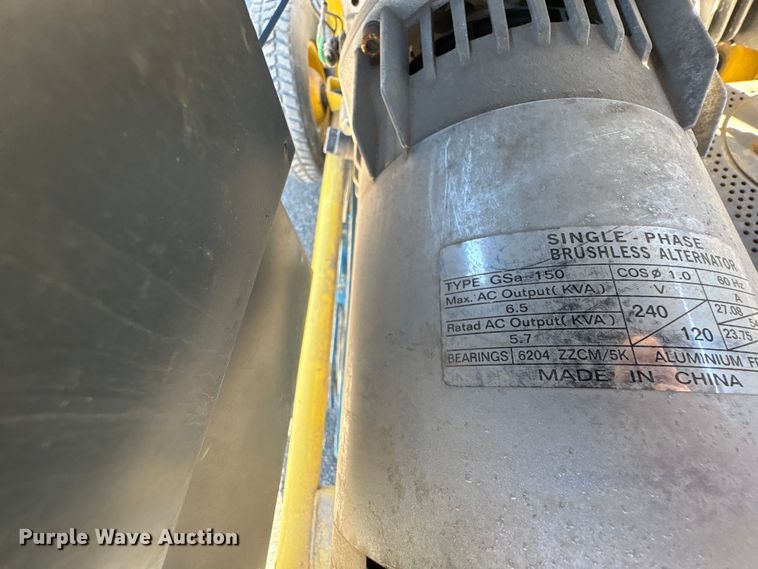 image for item EI5738 (2) McCulloch FG6000MKUD-C generators 