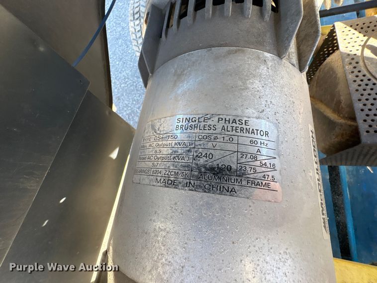 image for item EI5738 (2) McCulloch FG6000MKUD-C generators 