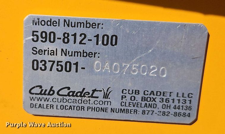 image for item EO4995 Cub Cadet 6284 MFWD tractor