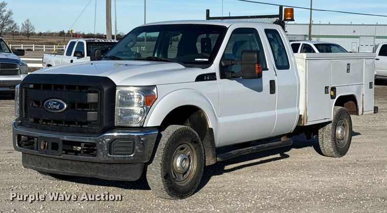 image for item EP2900 2011 Ford F250 Ext. Cab utility bed pickup truck