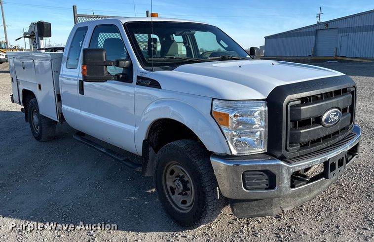image for item EP2900 2011 Ford F250 Ext. Cab utility bed pickup truck