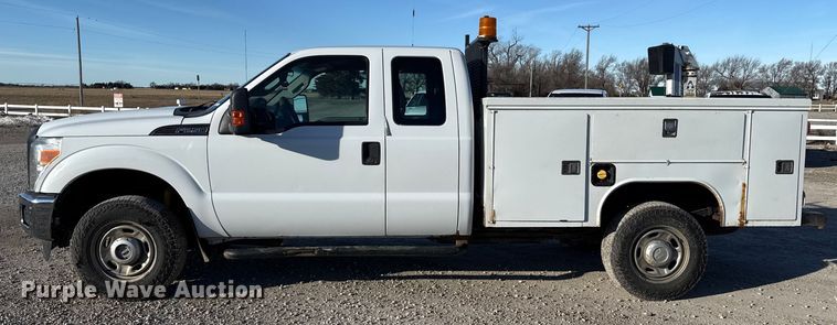 image for item EP2900 2011 Ford F250 Ext. Cab utility bed pickup truck