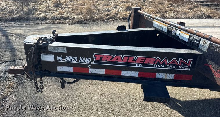 image for item ER0413 2019 Trailerman Trailers, Inc. HHT8235F20 equipment trailer