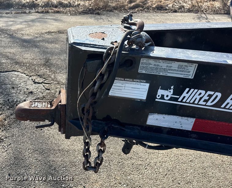image for item ER0413 2019 Trailerman Trailers, Inc. HHT8235F20 equipment trailer