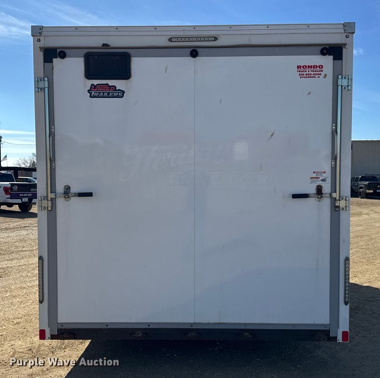 image for item ER0414 2022 United Trailers LLC enclosed cargo trailer