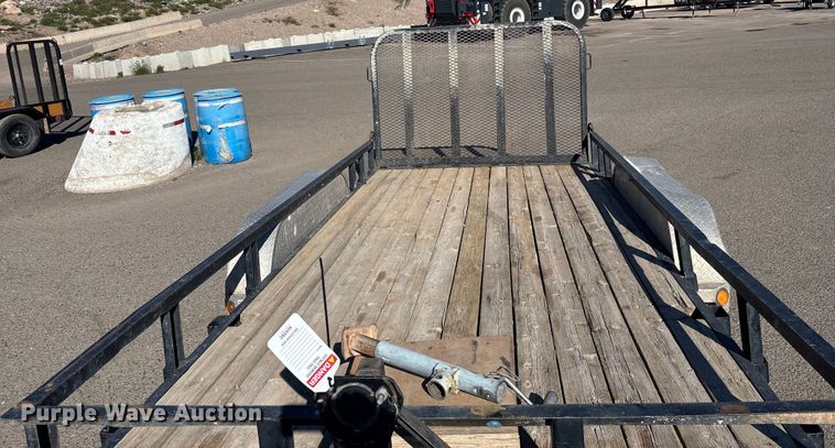 image for item ER7505 2014 PJ Trailers Channel Utility utility trailer