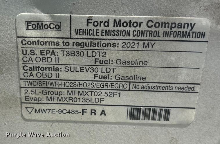 image for item ER7508 2021 Ford Escape SUV