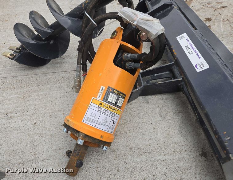 image for item ES2833 2025 Wolverine ADB-13-1218R skid steer auger