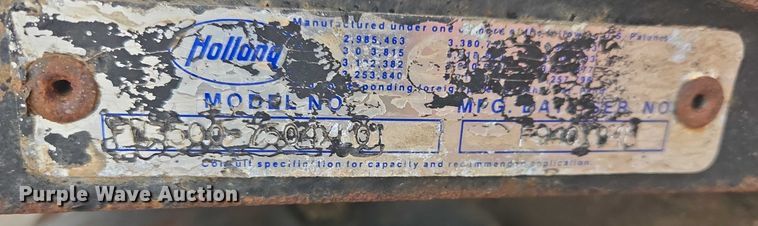 image for item ES2860 Holland fifth wheel plate