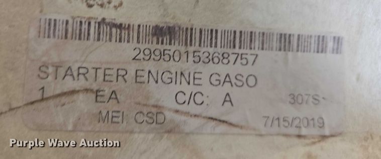 image for item ES2866  (3) Caterpillar starters