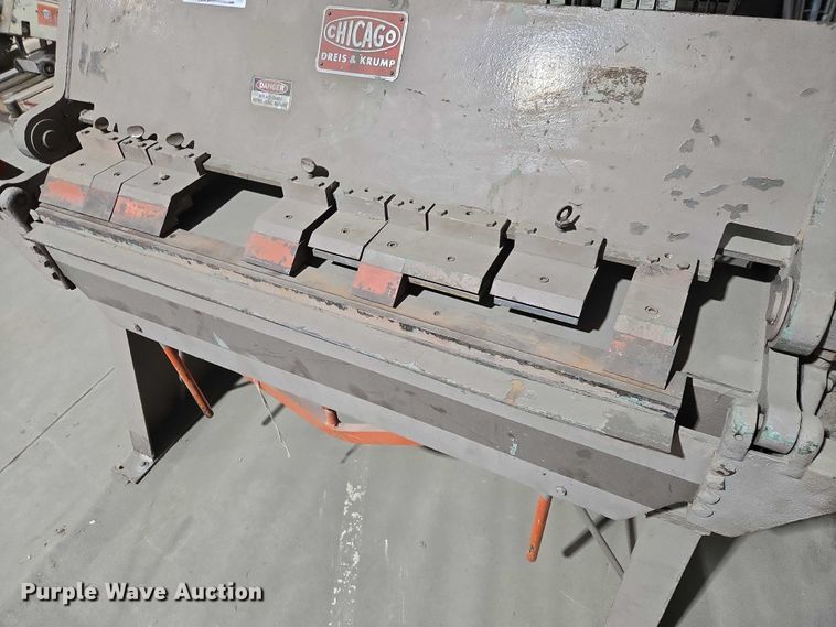 image for item ES2880 1983 Chicago BPO-414-6 brake machine