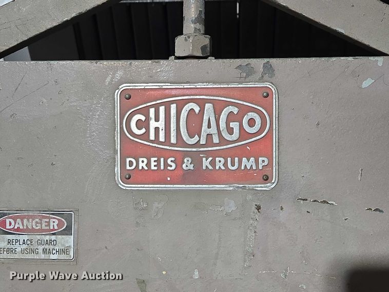 image for item ES2880 1983 Chicago BPO-414-6 brake machine