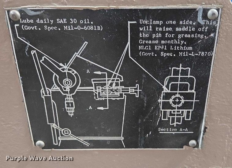 image for item ES2880 1983 Chicago BPO-414-6 brake machine