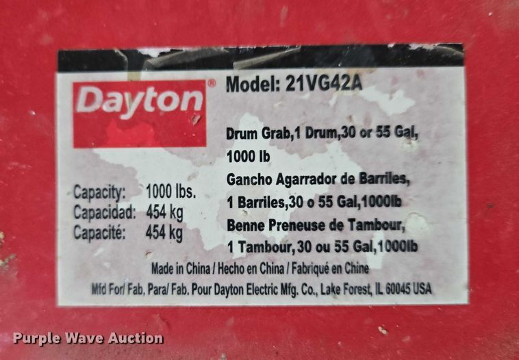 image for item ES2881 Forklift attachments 