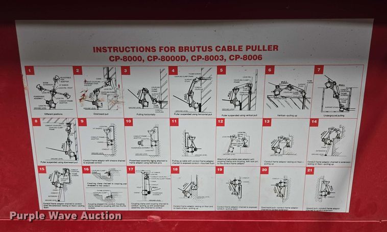 image for item ES2893 Gardner Bender CP800 cable puller