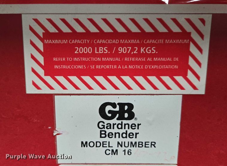 image for item ES2893 Gardner Bender CP800 cable puller