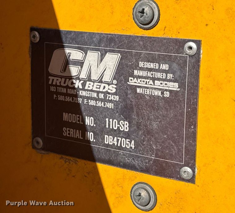 image for item ES5703 2020 Ford F350 utility bed pickup truck