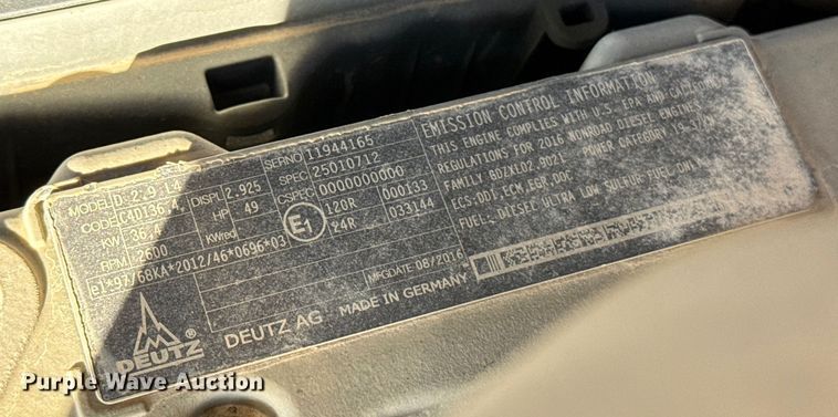 image for item ES5767 2017 Ditch Witch FX50 vacuum excavator