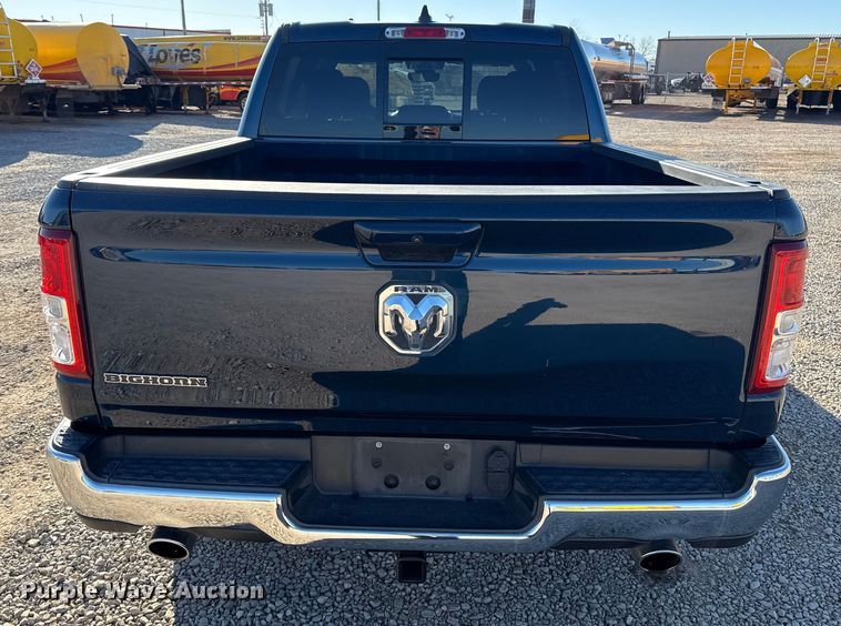 image for item ES5781 2022 RAM 1500 Crew Cab flatbed pickup truck