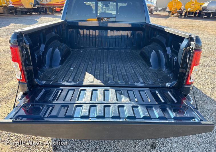 image for item ES5781 2022 RAM 1500 Crew Cab flatbed pickup truck