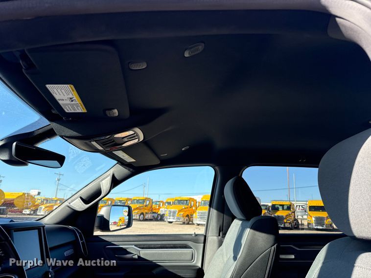 image for item ES5781 2022 RAM 1500 Crew Cab flatbed pickup truck