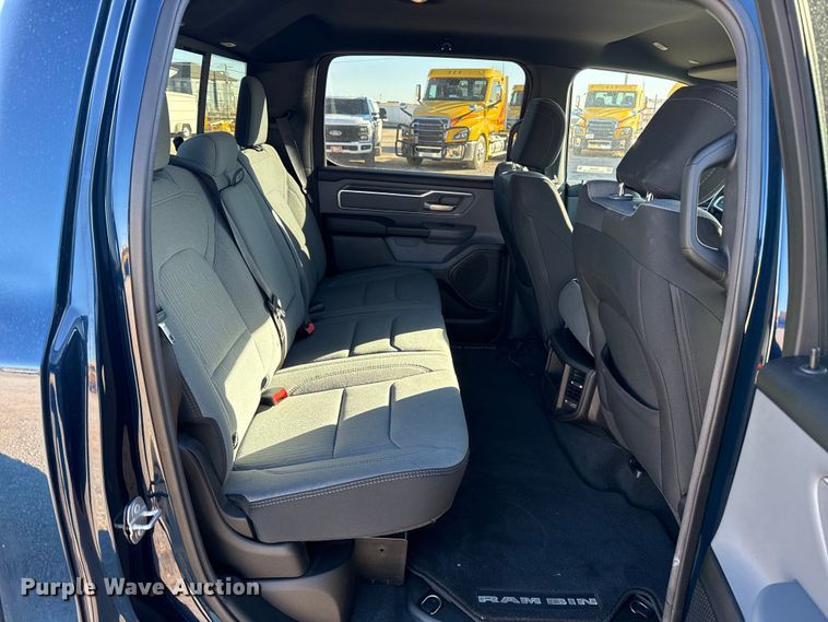 image for item ES5781 2022 RAM 1500 Crew Cab flatbed pickup truck