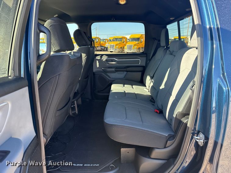 image for item ES5781 2022 RAM 1500 Crew Cab flatbed pickup truck