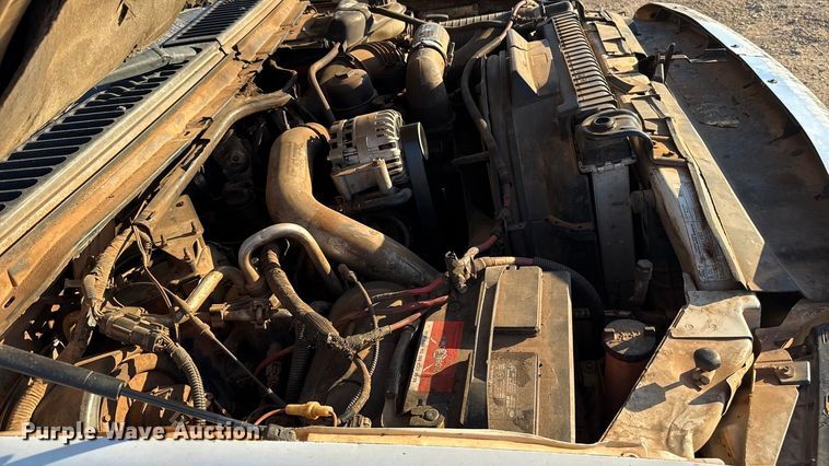 image for item ES5791 2006 Ford F350 Ext. Cab flatbed pickup truck