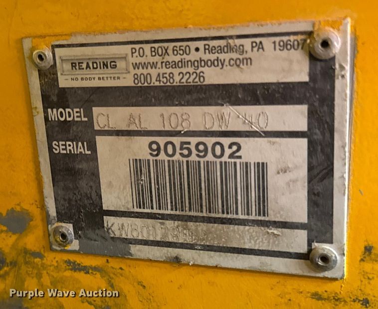 image for item ES5793 Reading Classic II utility bed