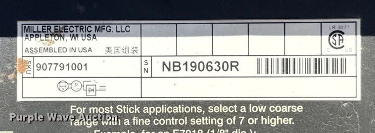 image for item ES5843 Miller Bobcat 225 welder/generator