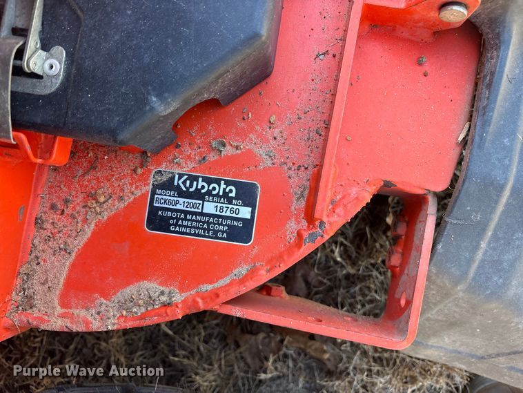 image for item ES8549 2019 Kubota ZD1211 ZTR lawn mower
