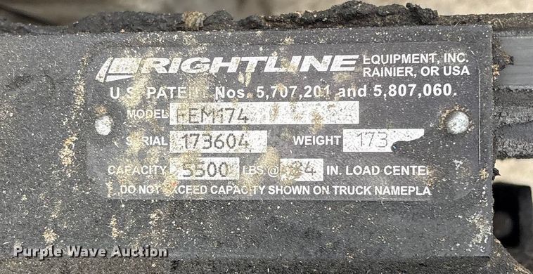 image for item ES8550 2017 UniCarriers PF50 forklift