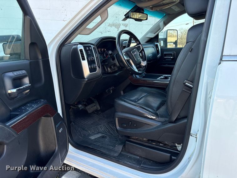 image for item ES8554 2018 GMC Sierra 2500HD Crew Cab utility bed pickup truck