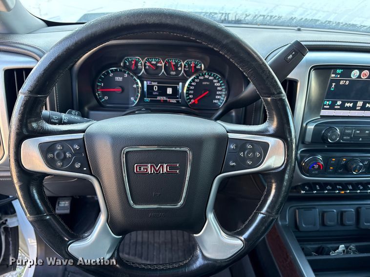 image for item ES8554 2018 GMC Sierra 2500HD Crew Cab utility bed pickup truck