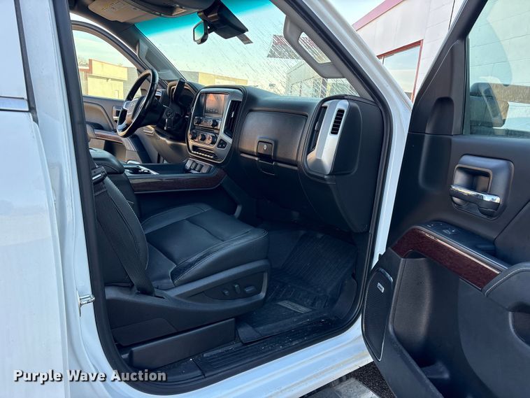 image for item ES8554 2018 GMC Sierra 2500HD Crew Cab utility bed pickup truck