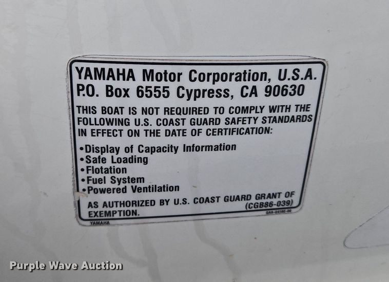 image for item ET1172 2000 YAMA GP760Y (2) personal watercrafts