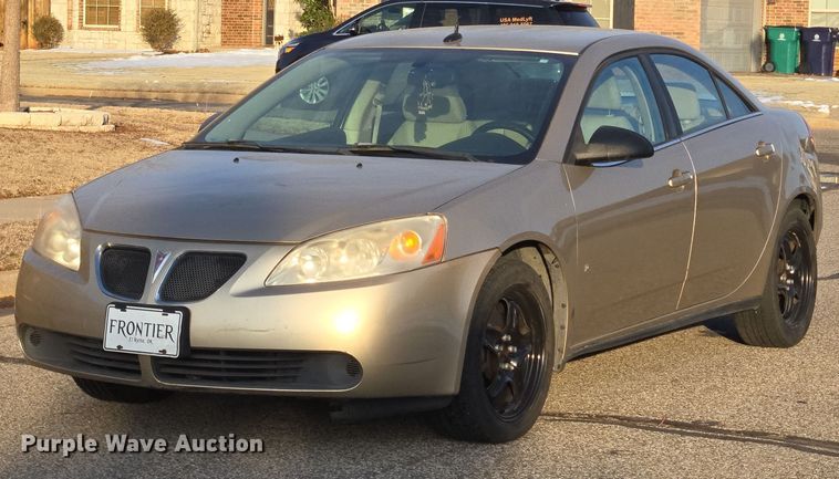 image for item ET1237 2008 Pontiac G6 