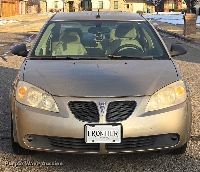 image for item ET1237 2008 Pontiac G6 