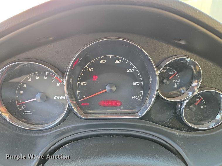 image for item ET1237 2008 Pontiac G6 