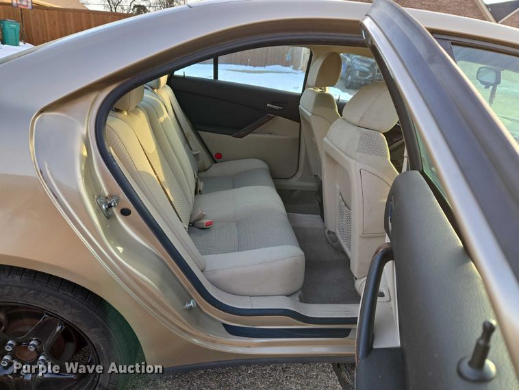 image for item ET1237 2008 Pontiac G6 