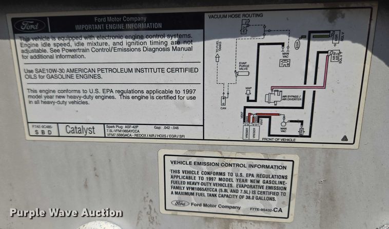 image for item ET1266 1997 Ford F350 bucket truck