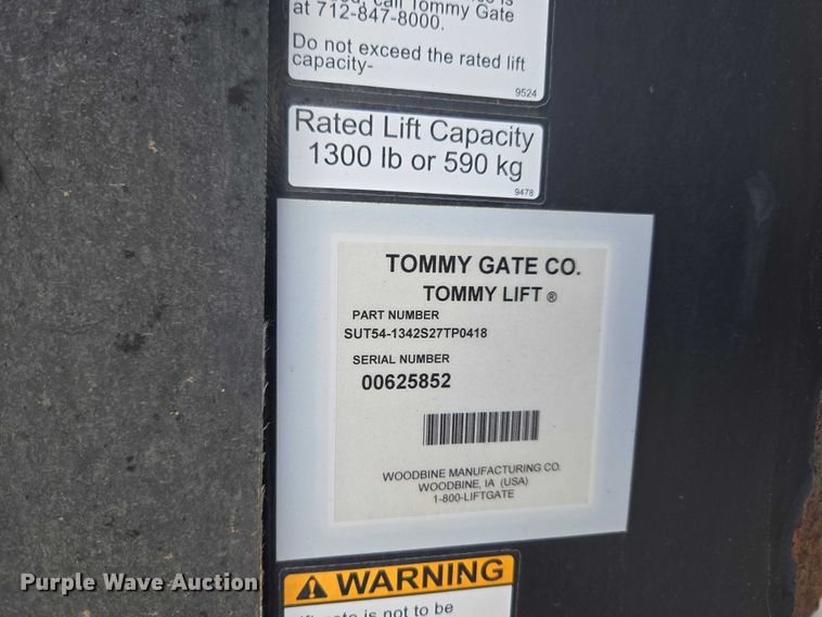 image for item ET1268 TRG U108ADWDWR utility bed