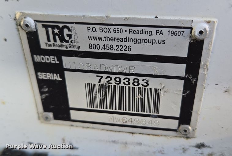 image for item ET1268 TRG U108ADWDWR utility bed