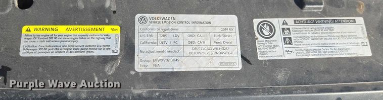 image for item ET1283 2014 Volkswagen Passat 