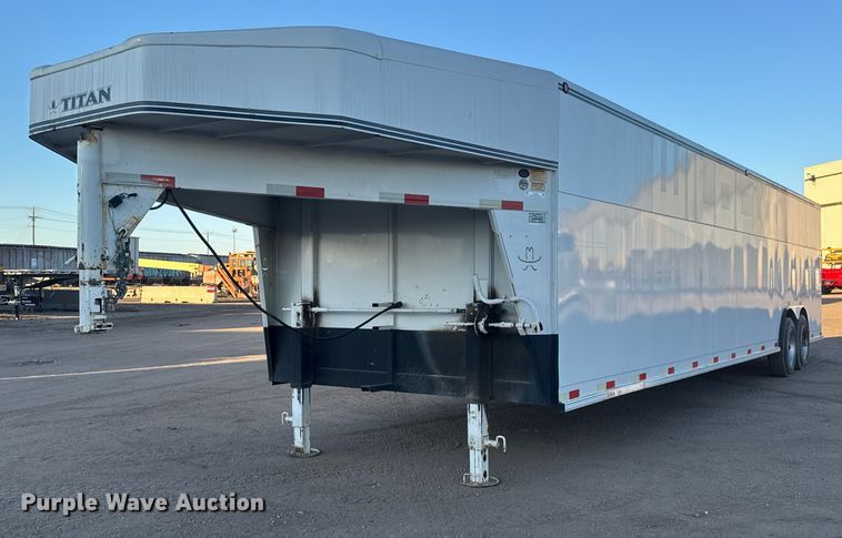 image for item ET1513 2017 Titan HR6761 enclosed cargo trailer