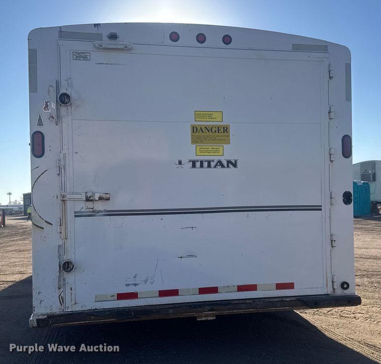 image for item ET1513 2017 Titan HR6761 enclosed cargo trailer