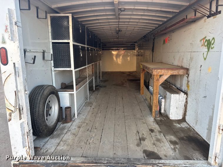 image for item ET1513 2017 Titan HR6761 enclosed cargo trailer