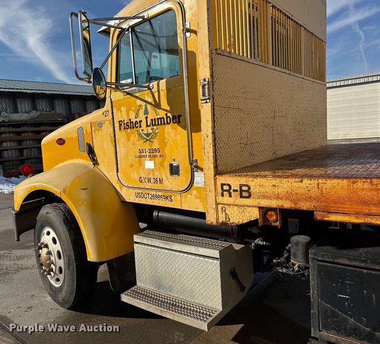 image for item ET4446 2004 Peterbilt 330 dump flatbed truck